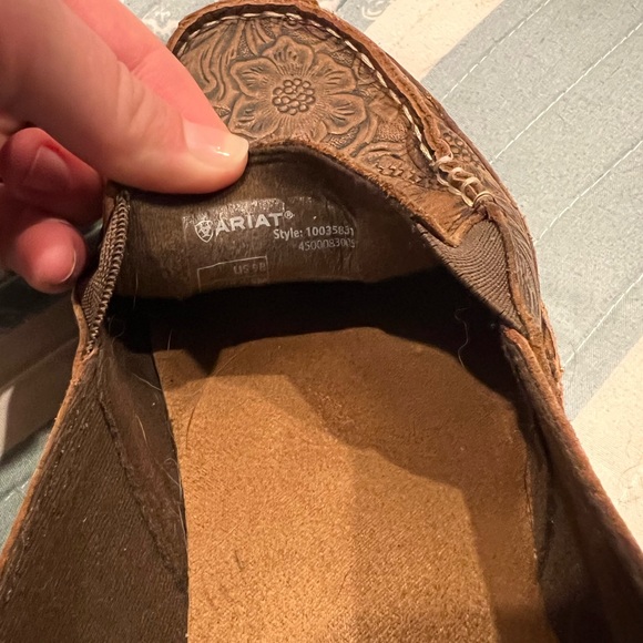 Women’s Ariat leather slides - Picture 2 of 2